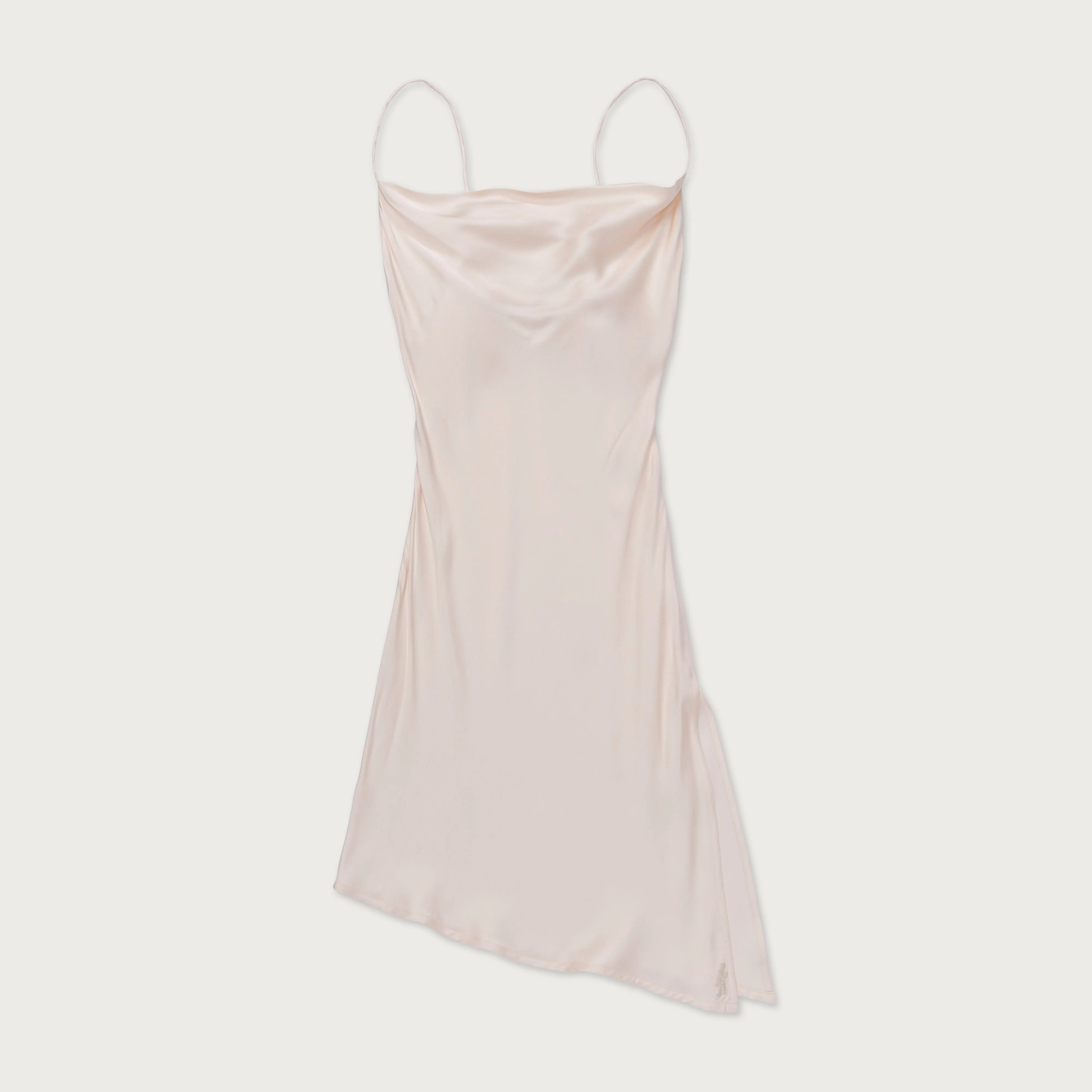 Womens Notes Slip Dress - Cream