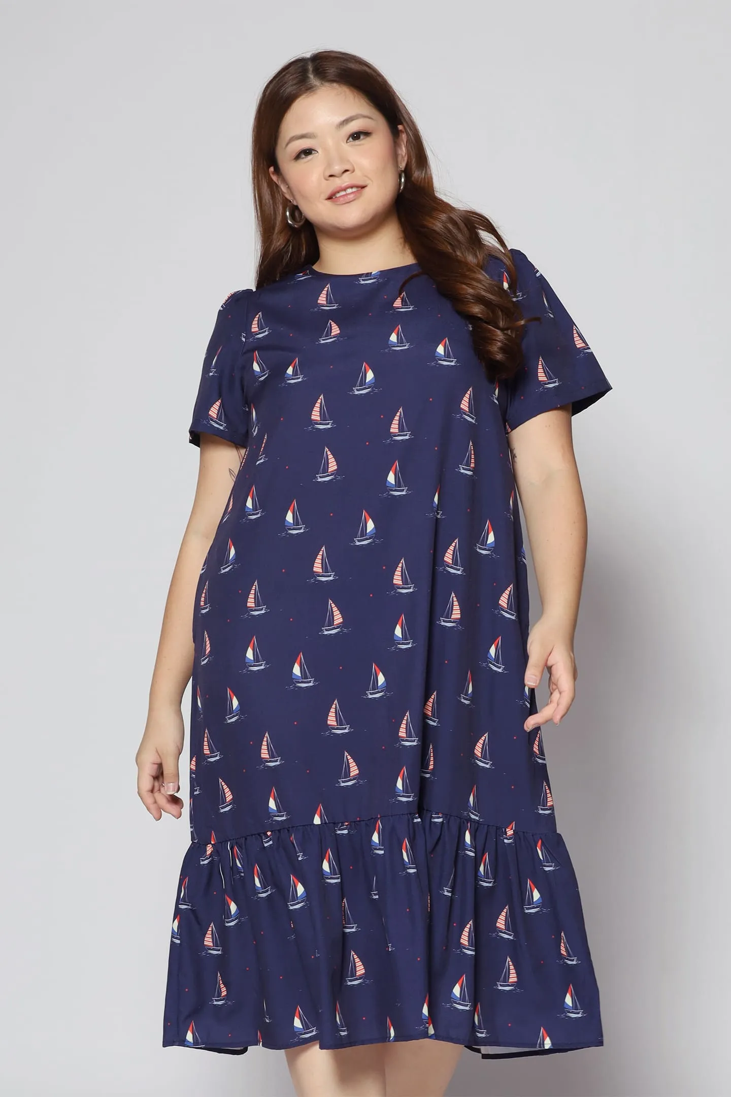 Xing Dress in Sailboat