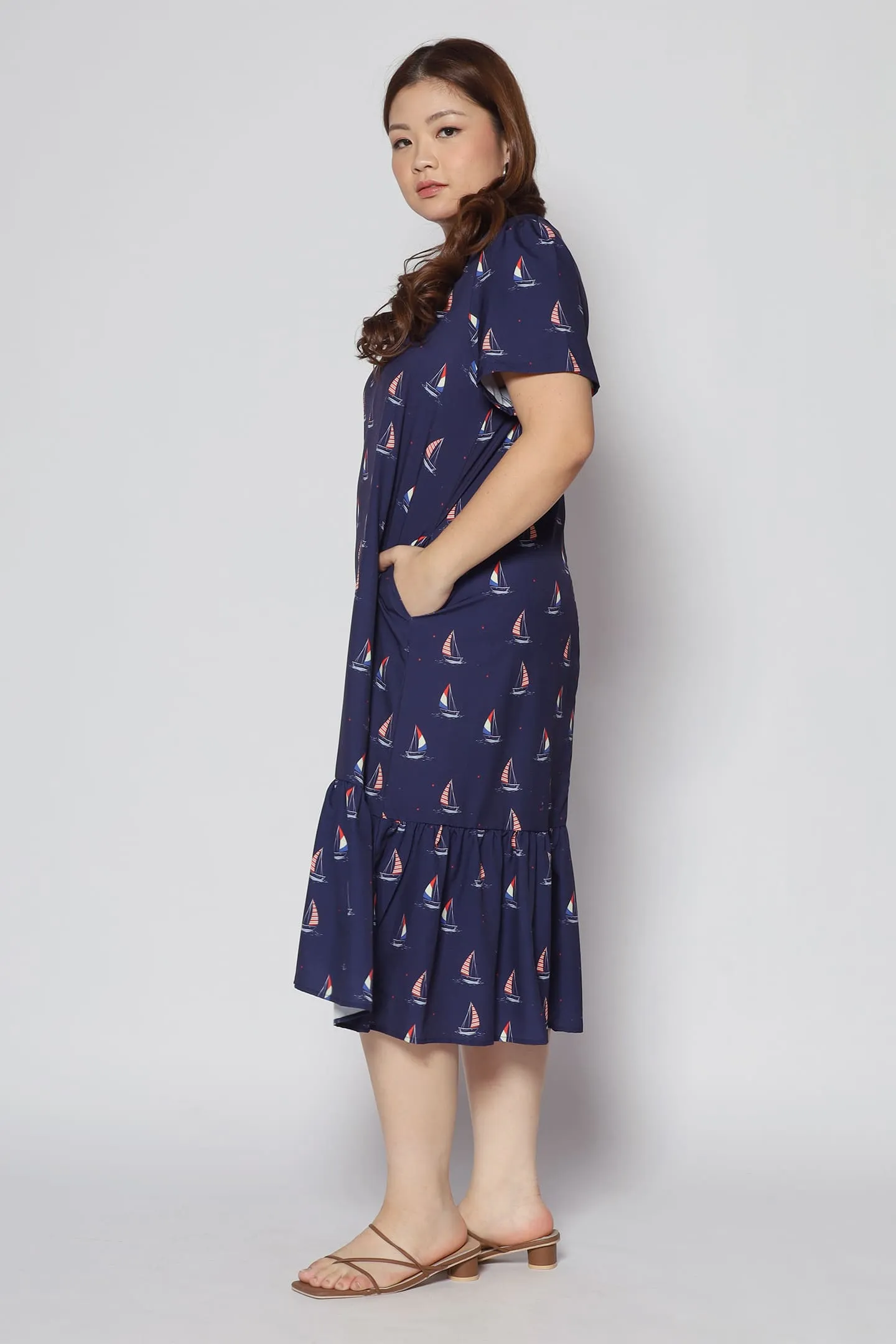 Xing Dress in Sailboat