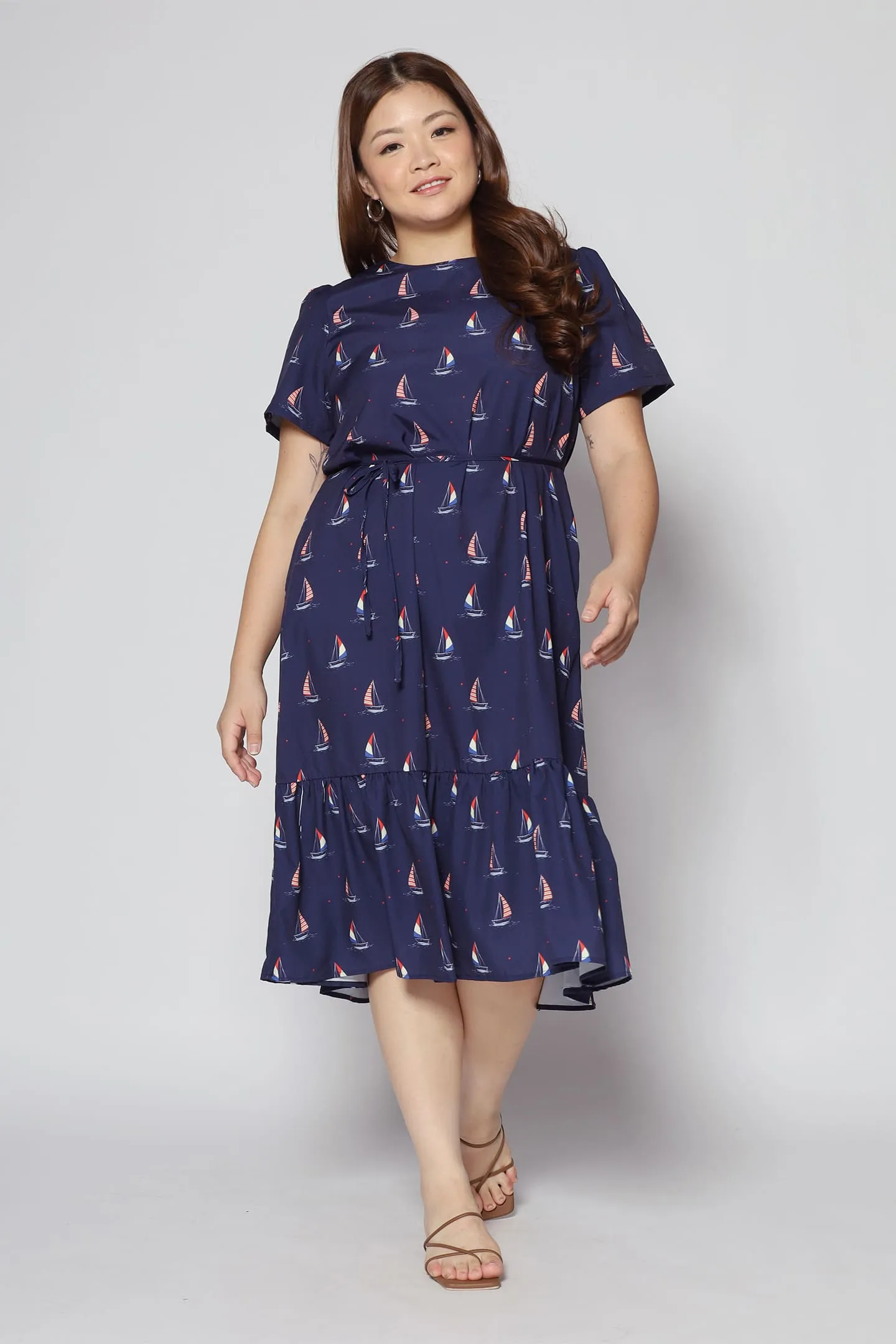 Xing Dress in Sailboat