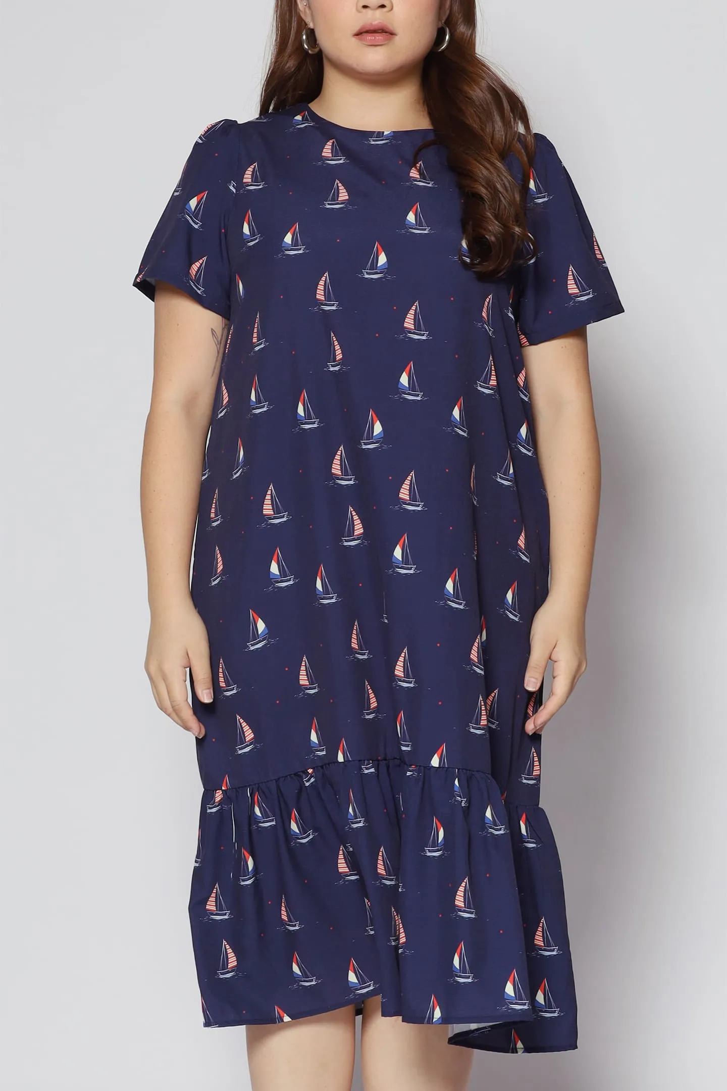 Xing Dress in Sailboat