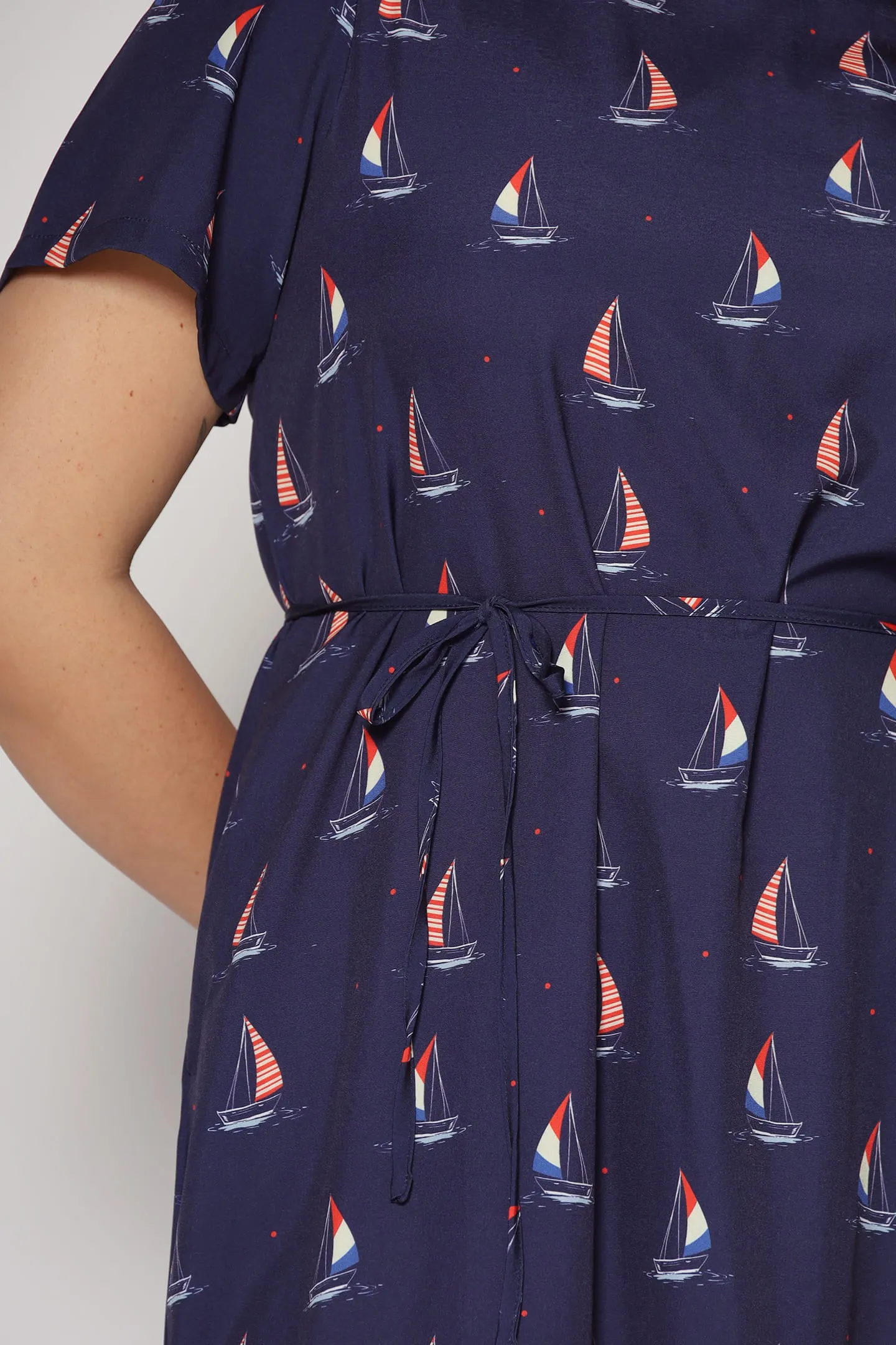 Xing Dress in Sailboat