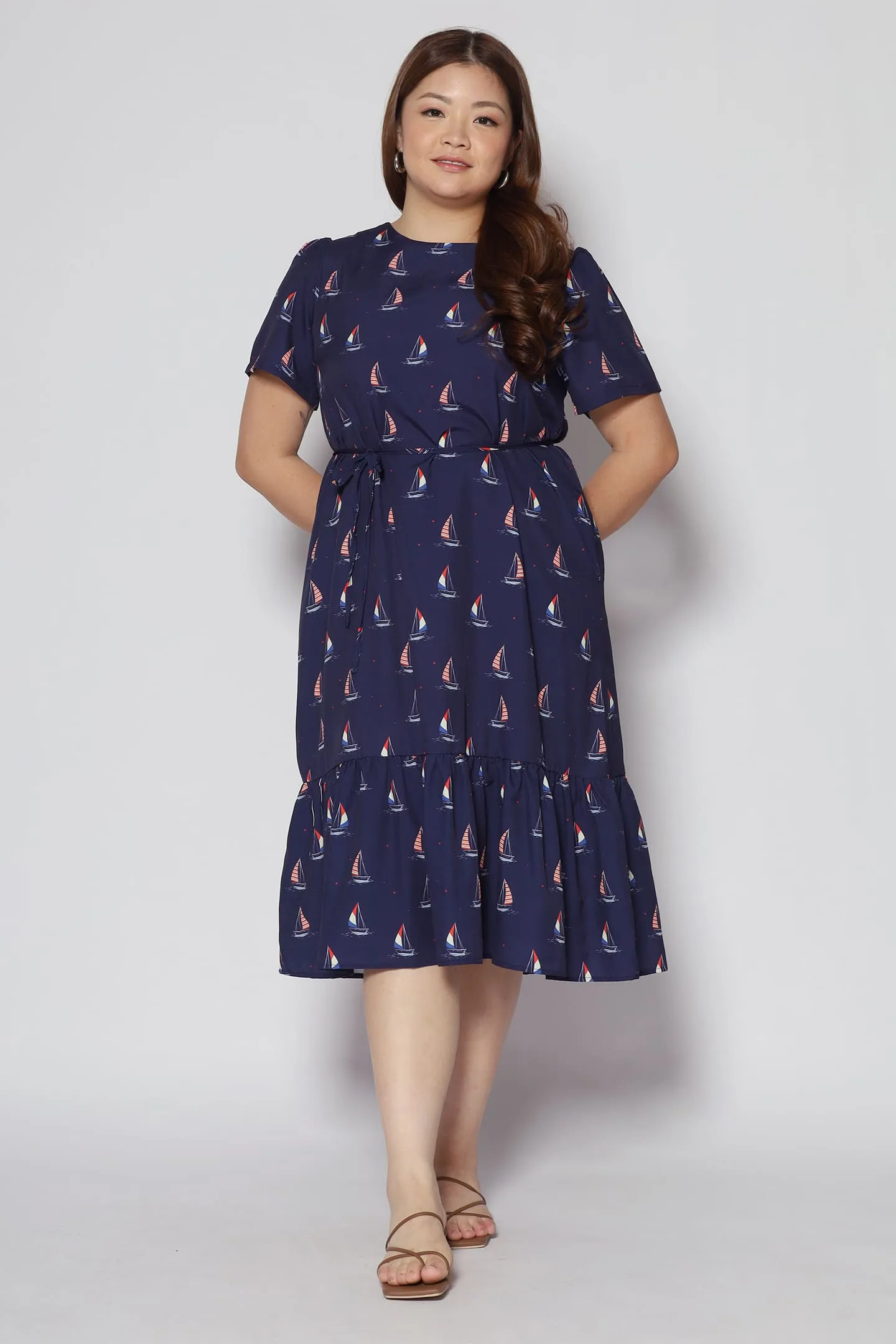 Xing Dress in Sailboat