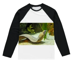 Yellow Eel Sublimation Baseball Long Sleeve T-Shirt