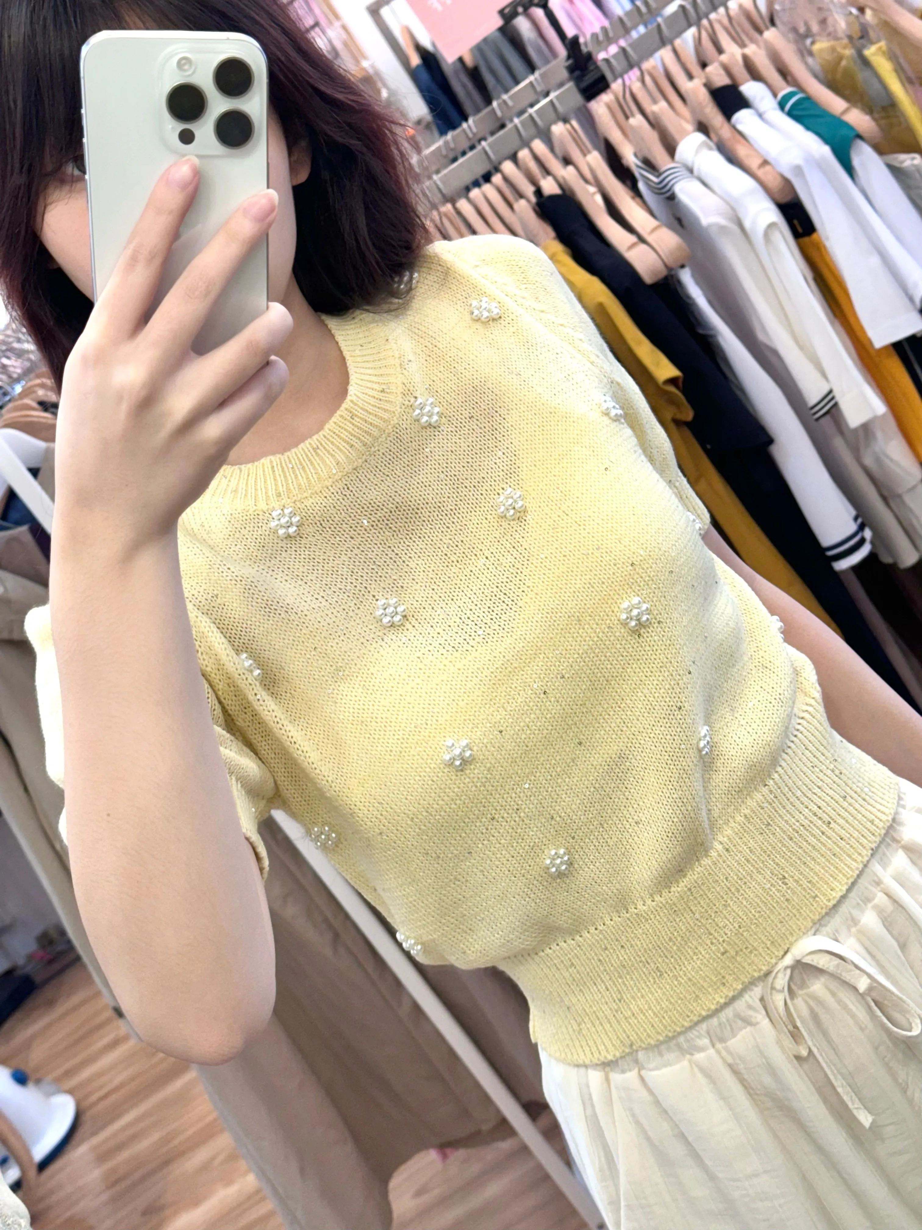 Yellow Pearl Top